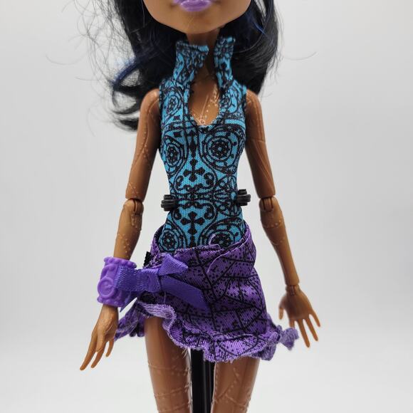 Monster High Doll Robecca Steam 10" Brown Purple Dance Class 2012 Accessories - Picture 4 of 14